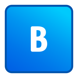 文字b icon