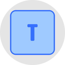 文字t icon