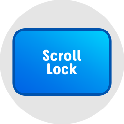 Scroll lock icon