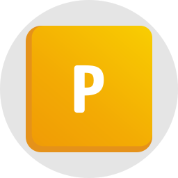 Letter p icon