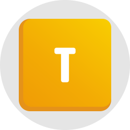 Letter t icon