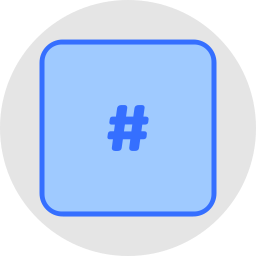 ハッシュタグ icon