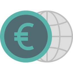 euro valuta icoon