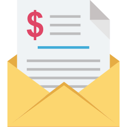Business letter icon