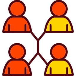 사람들의 연결 icon
