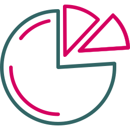 diagramme circulaire Icône