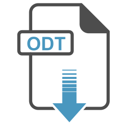Odt format icon