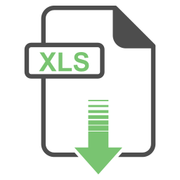 xls-extensie icoon
