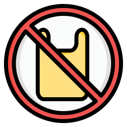 No plastic bag icon
