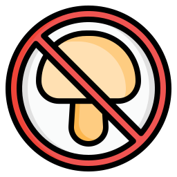 No mushroom icon
