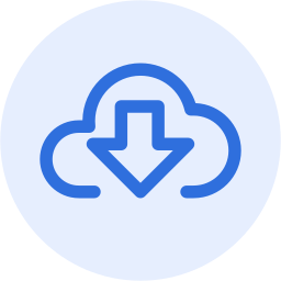 Cloud download icon