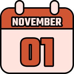 01 de noviembre icono
