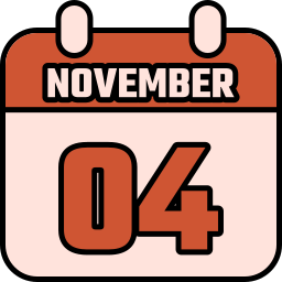 4 de noviembre icono