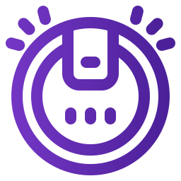 Robot vacuum icon