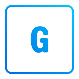 文字g icon