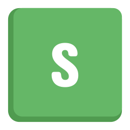 Letter s icon