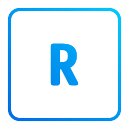 文字r icon