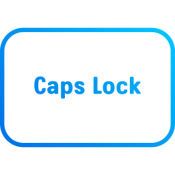 Caps lock icon