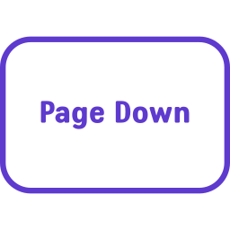 Page down icon