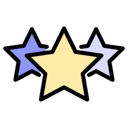 ocena w skali gwiazdkowej ikona