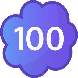 100 icono