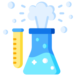 Chemical reaction icon