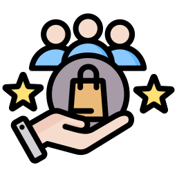 Customer loyalty icon