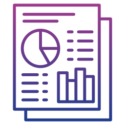 relatórios de negócios Ícone