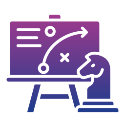 stratégie d'entreprise Icône