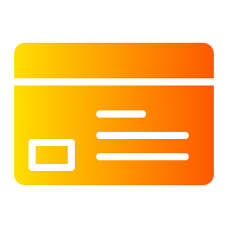tarjeta bancaria icono