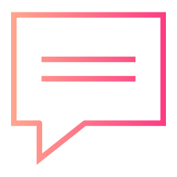 Speech bubble icon