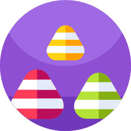 Candy corn icon