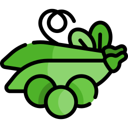 Green peas icon