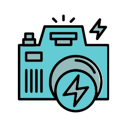 カメラのフラッシュ icon