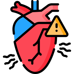 attacco di cuore icona