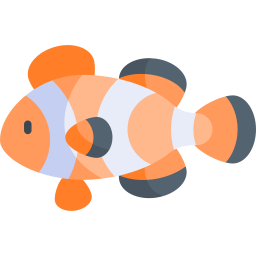 pesce pagliaccio ocellaris icona