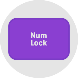 blocco numerico icona