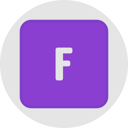 文字f icon