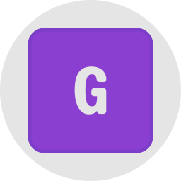 文字g icon