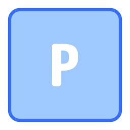 Letter p icon