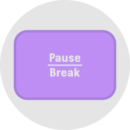 Pause break icon