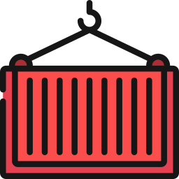 Shipping container icon