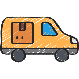 Delivery van icon