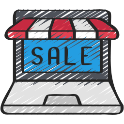 Online shop icon