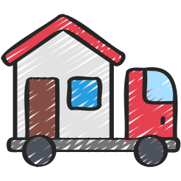 Moving home icon