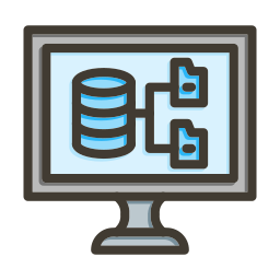 transferencia de datos icono