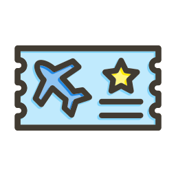 Airline ticket icon