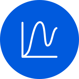 Graph analysis icon