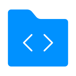 Folder code icon