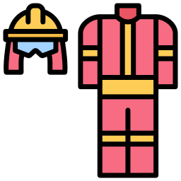 uniforme de bombeiro Ícone